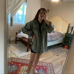 Free People Ruby Jacket Olive